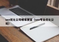 seo优化公司哪家便宜（seo专业优化公司）